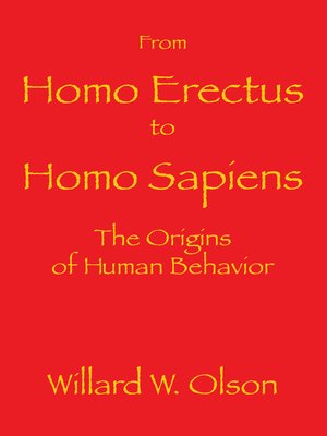 cover image of From Homo Erectus to Homo Sapiens